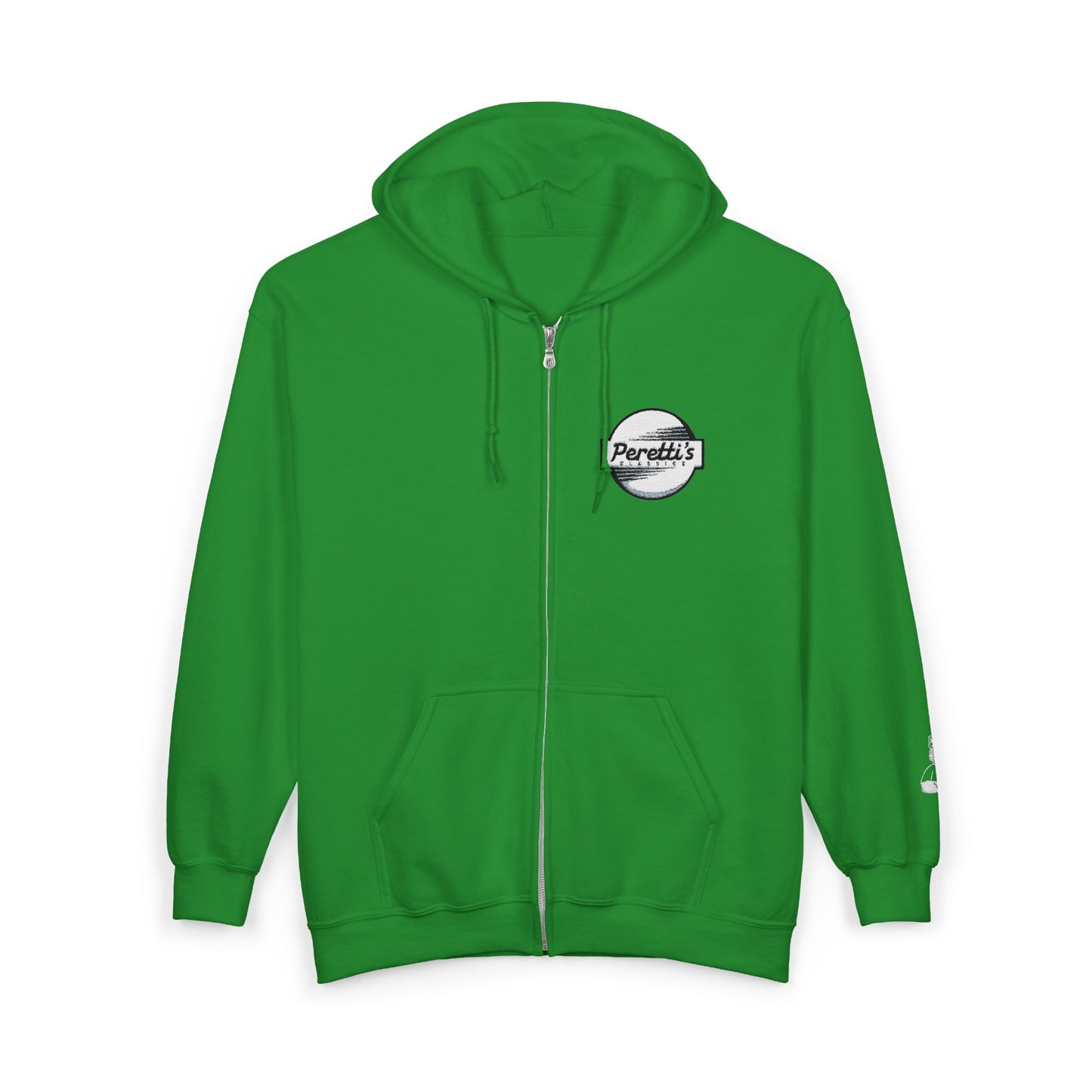 Button Design Zip Up Hoodie with tiny Fasher!