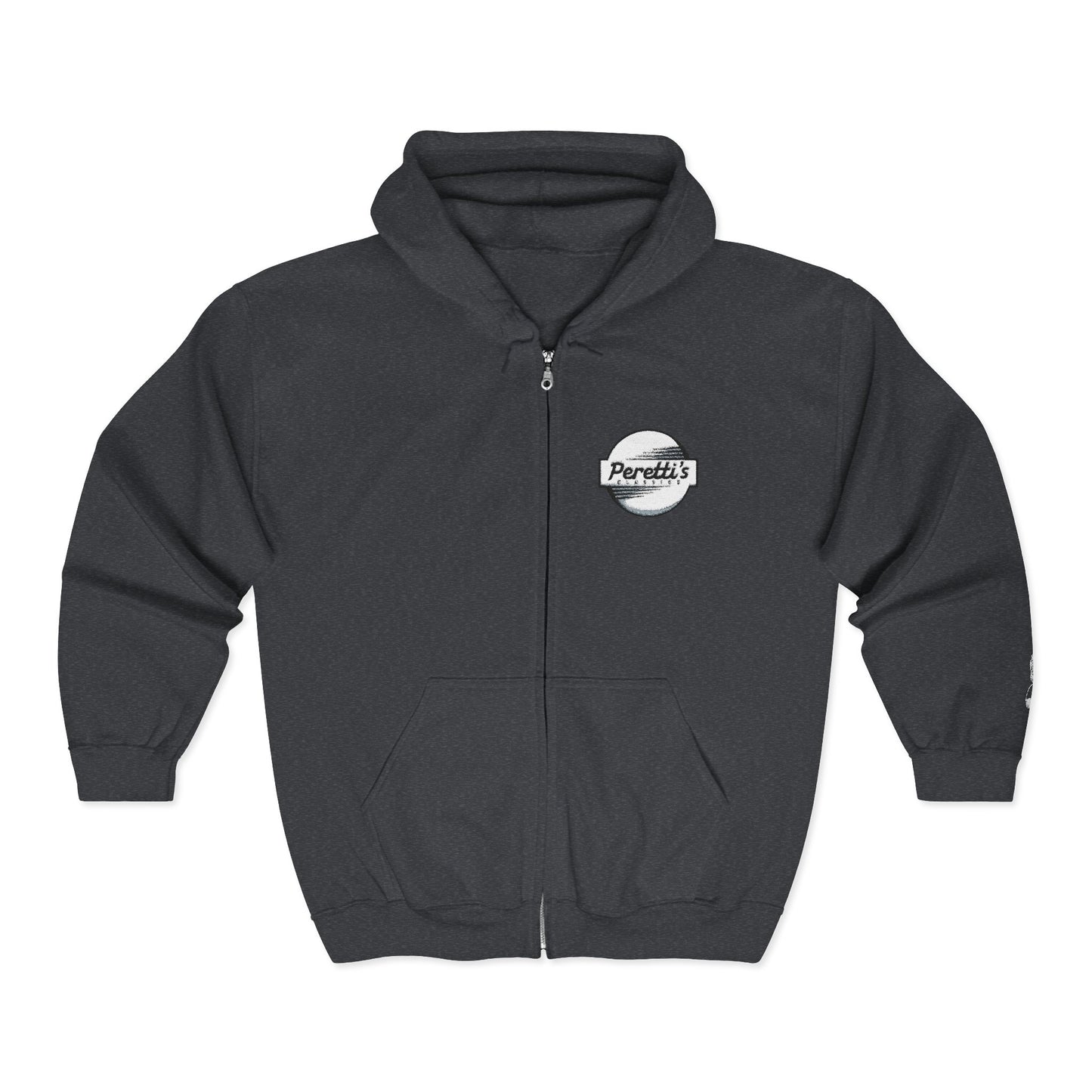 Button Design Zip Up Hoodie with tiny Fasher!
