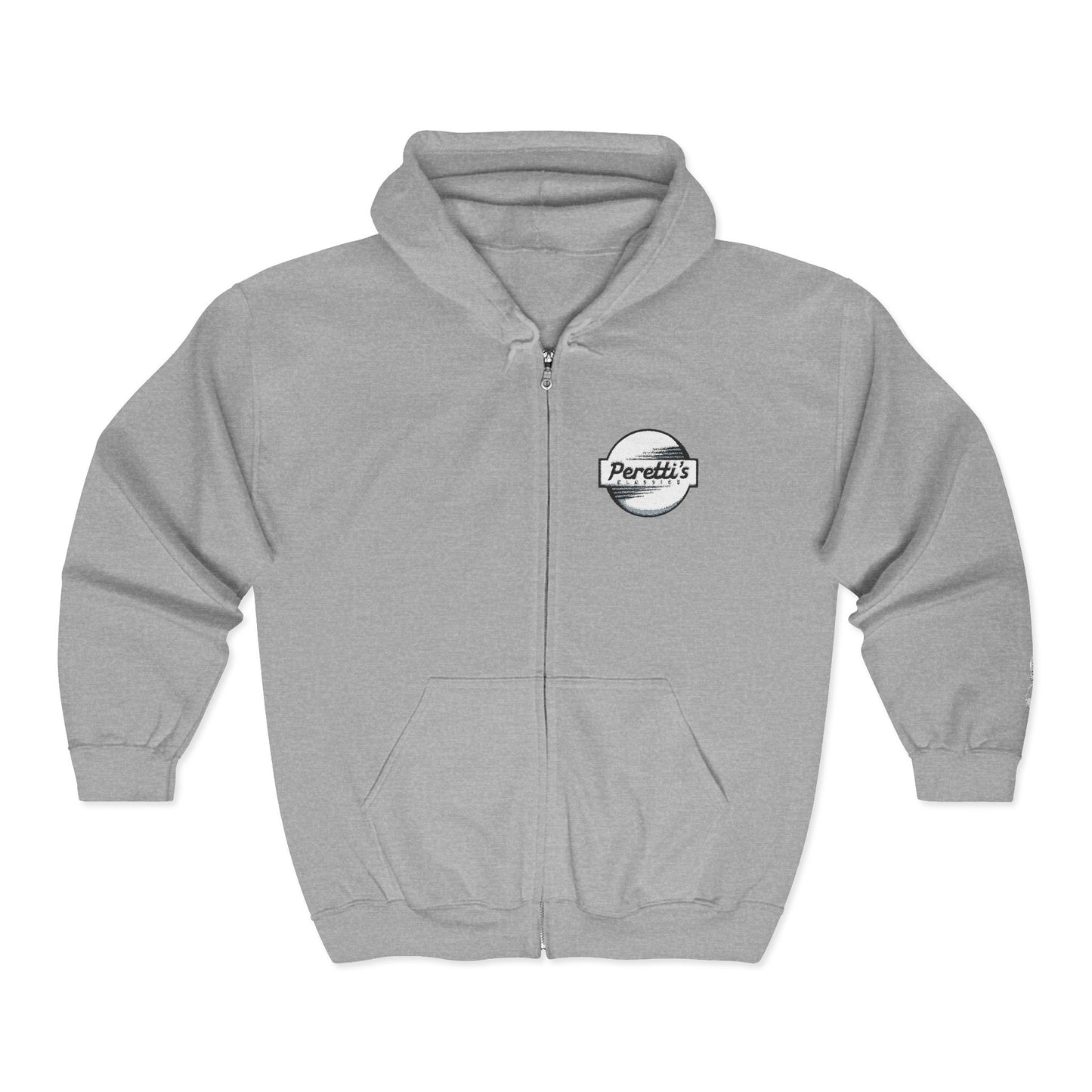 Button Design Zip Up Hoodie with tiny Fasher!