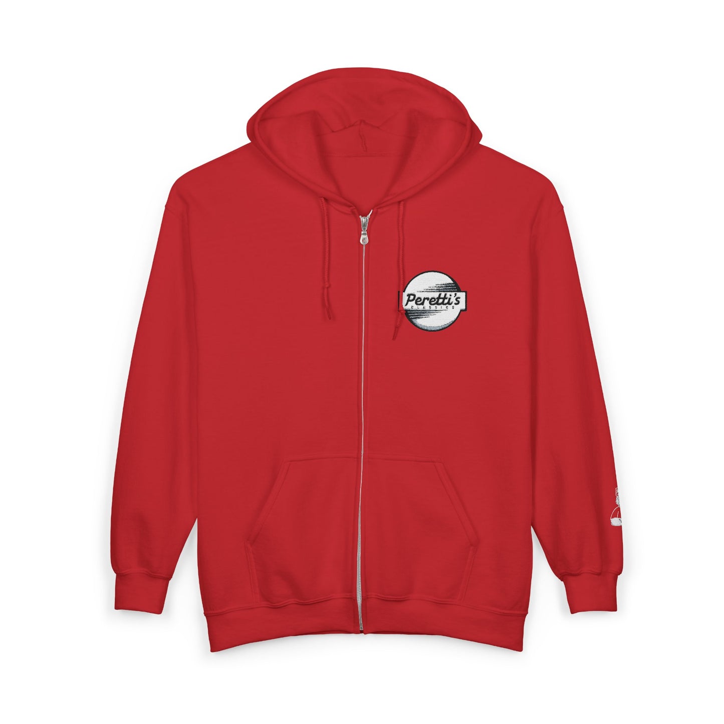 Button Design Zip Up Hoodie with tiny Fasher!