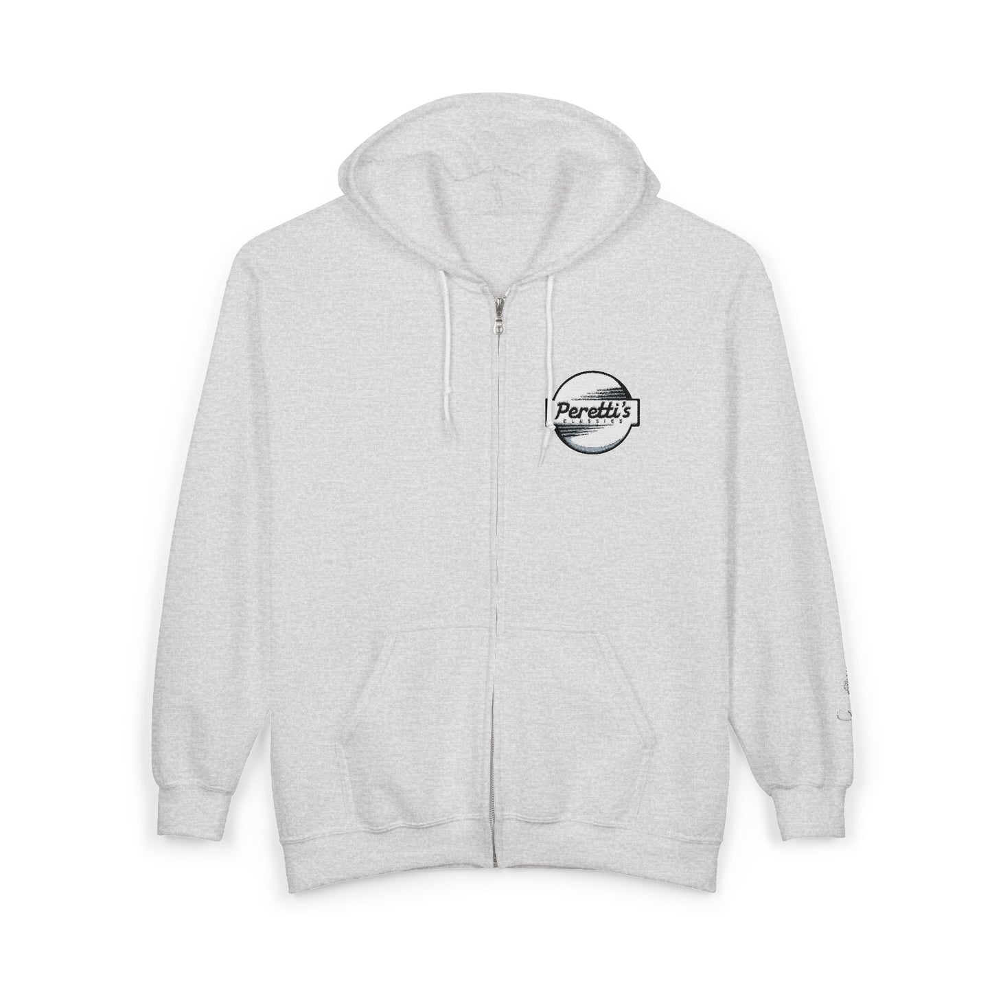 Button Design Zip Up Hoodie with tiny Fasher!