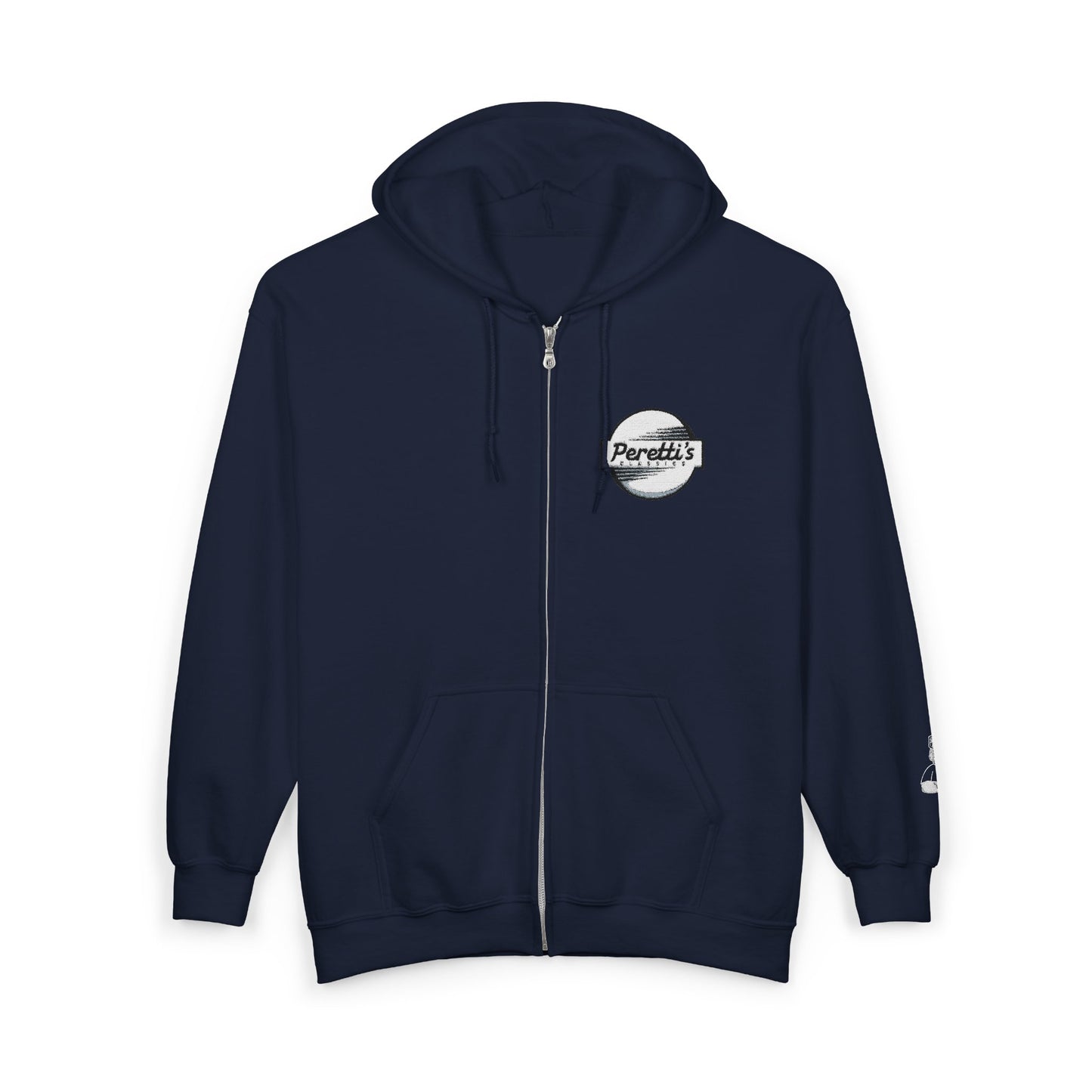 Button Design Zip Up Hoodie with tiny Fasher!
