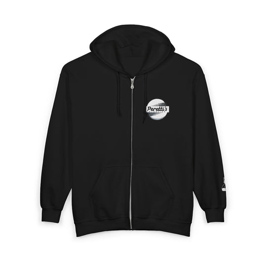 Button Design Zip Up Hoodie with tiny Fasher!