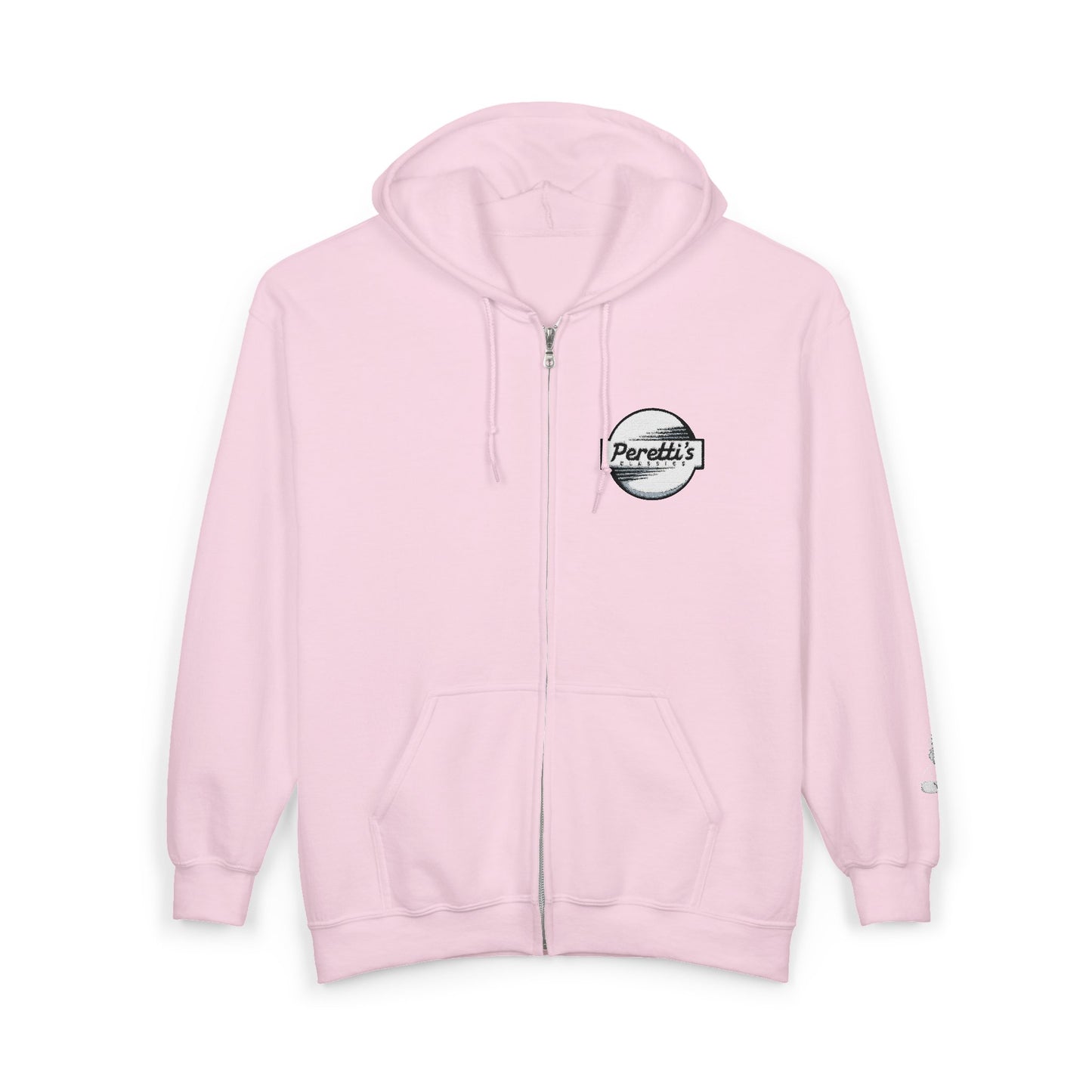 Button Design Zip Up Hoodie with tiny Fasher!