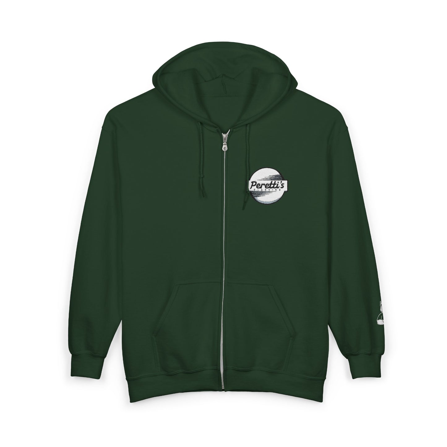 Button Design Zip Up Hoodie with tiny Fasher!