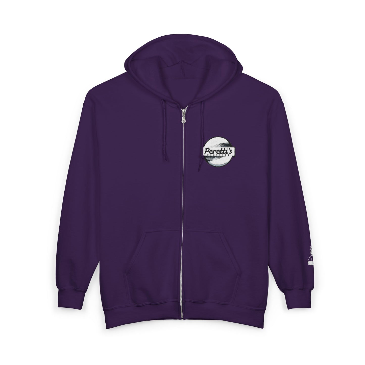 Button Design Zip Up Hoodie with tiny Fasher!