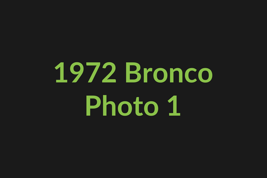 1972 Ford Bronco photo 1